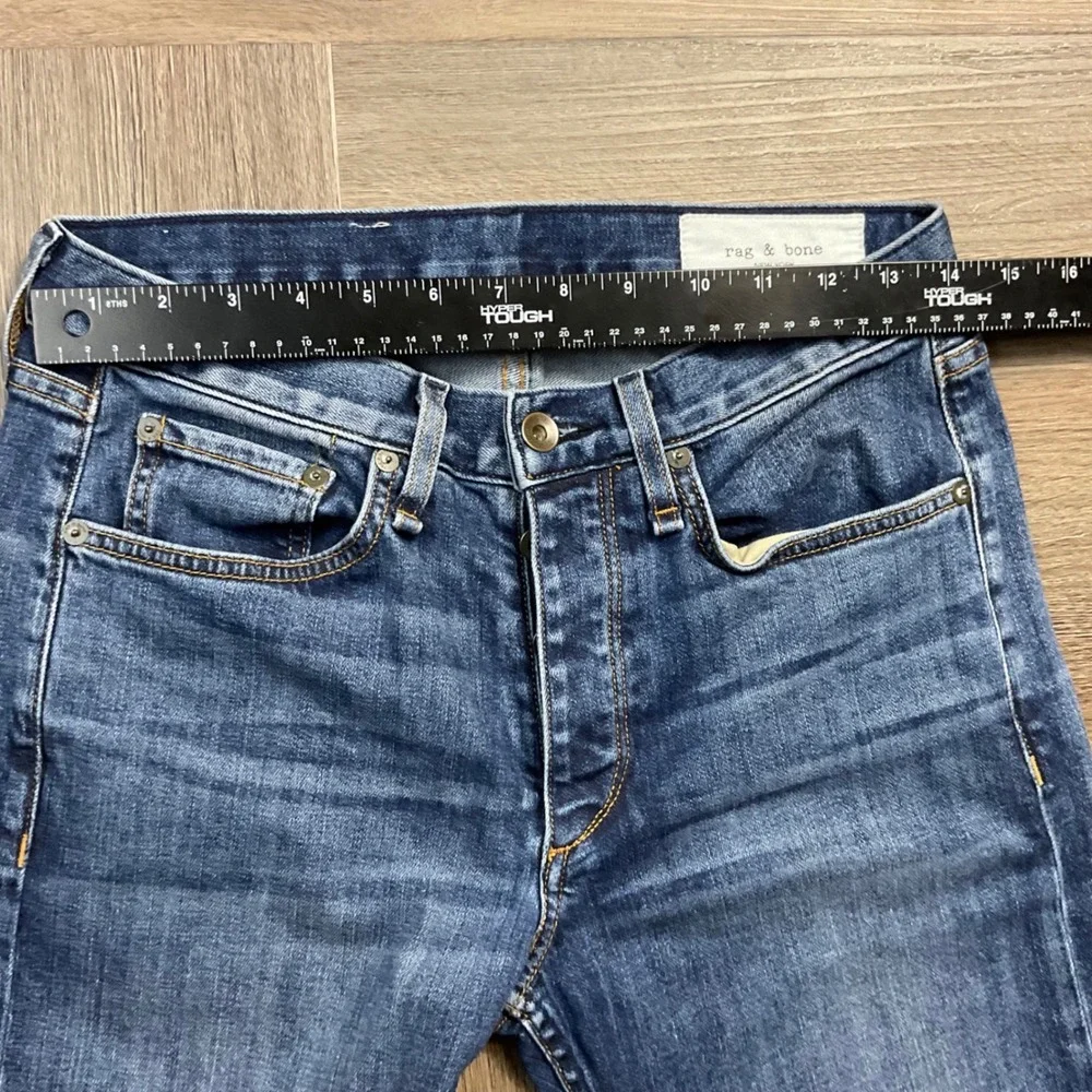 Rag & Bone Fit 2 Slim Jeans Throop Womens 29 Medium Wash Blue M1223K510THP USA